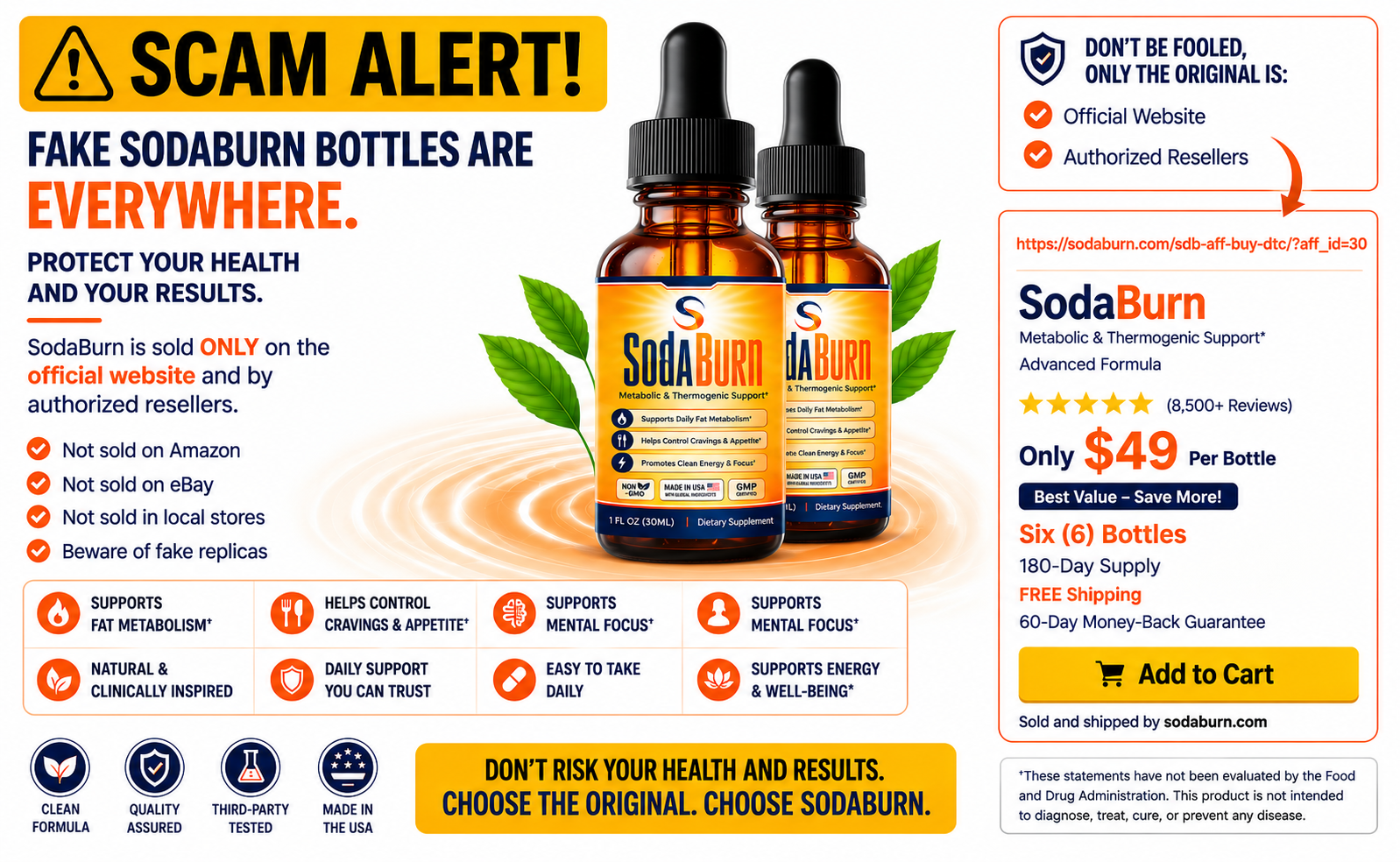 SodaBurn scam alert warning