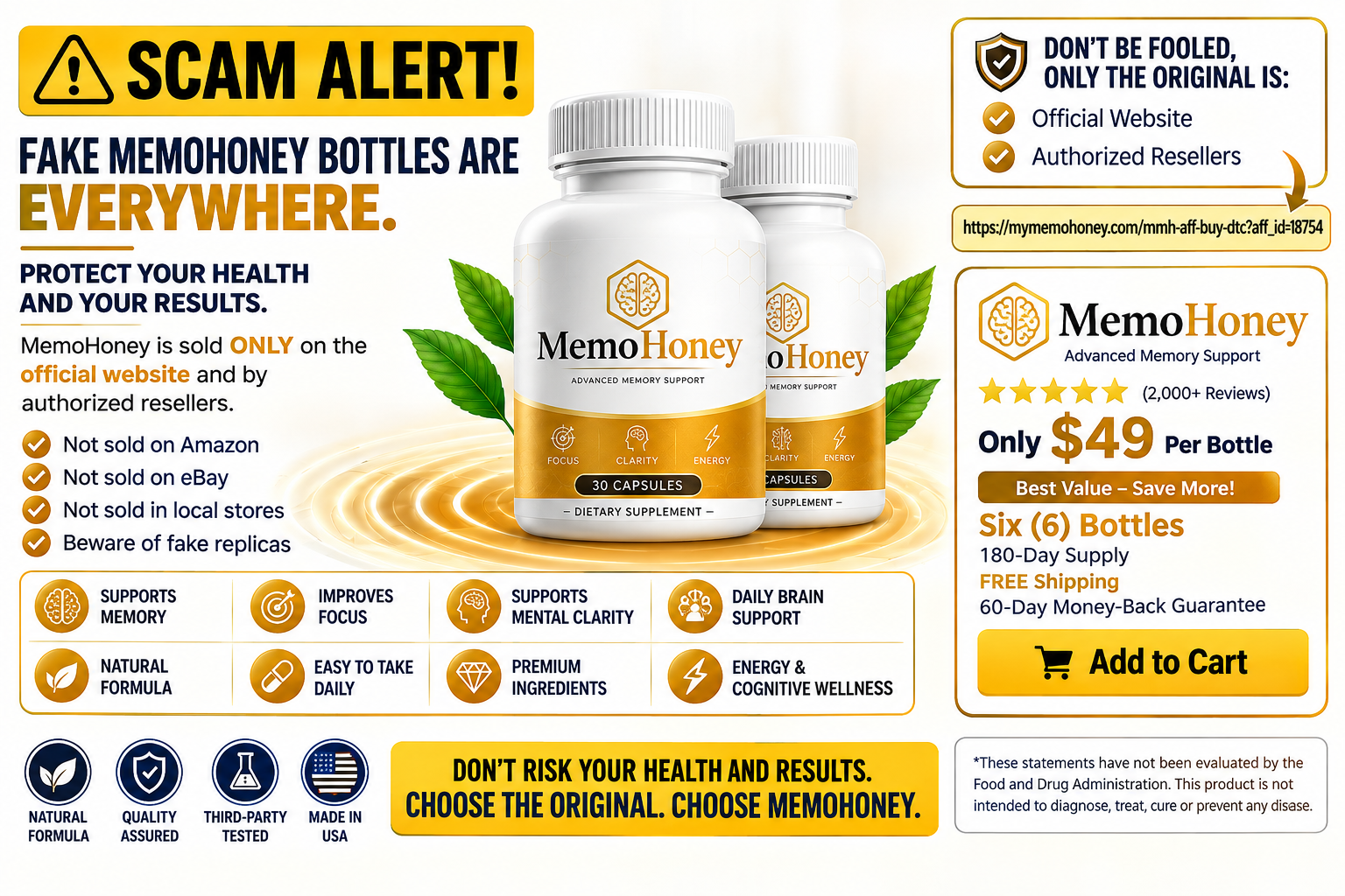 MemoHoney scam alert warning