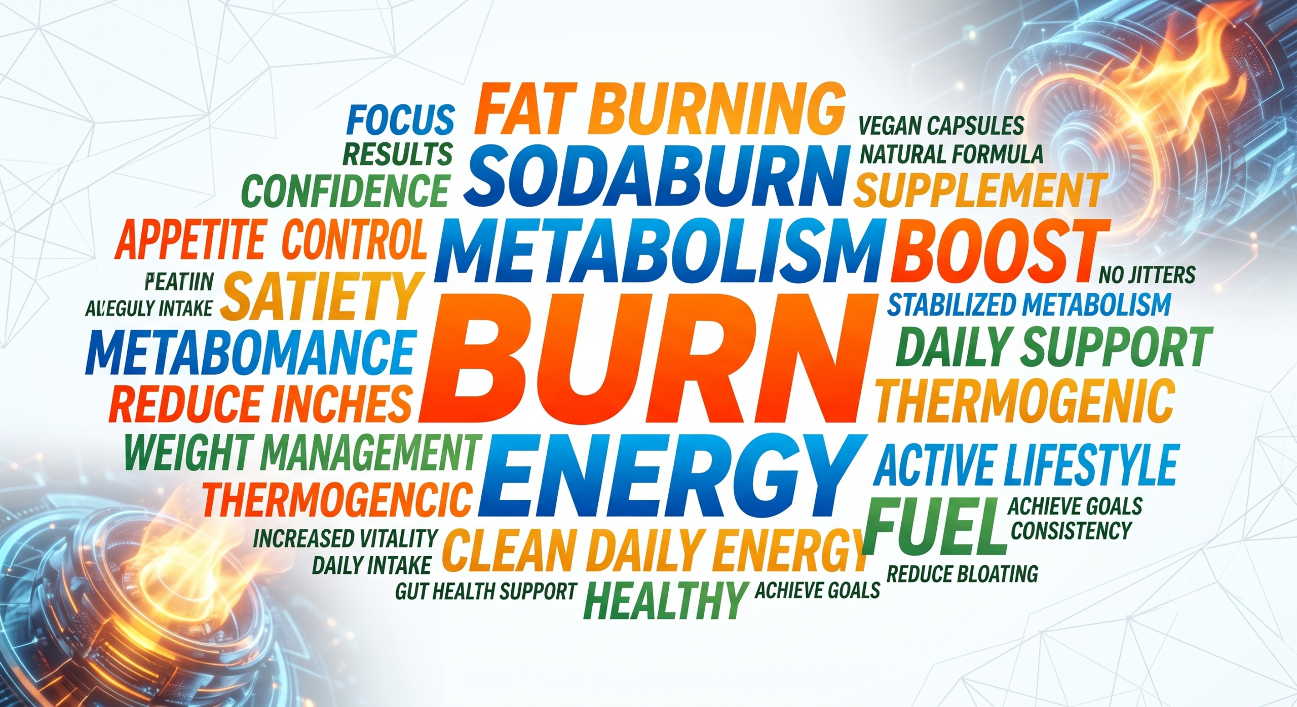 SodaBurn customer topics word cloud
