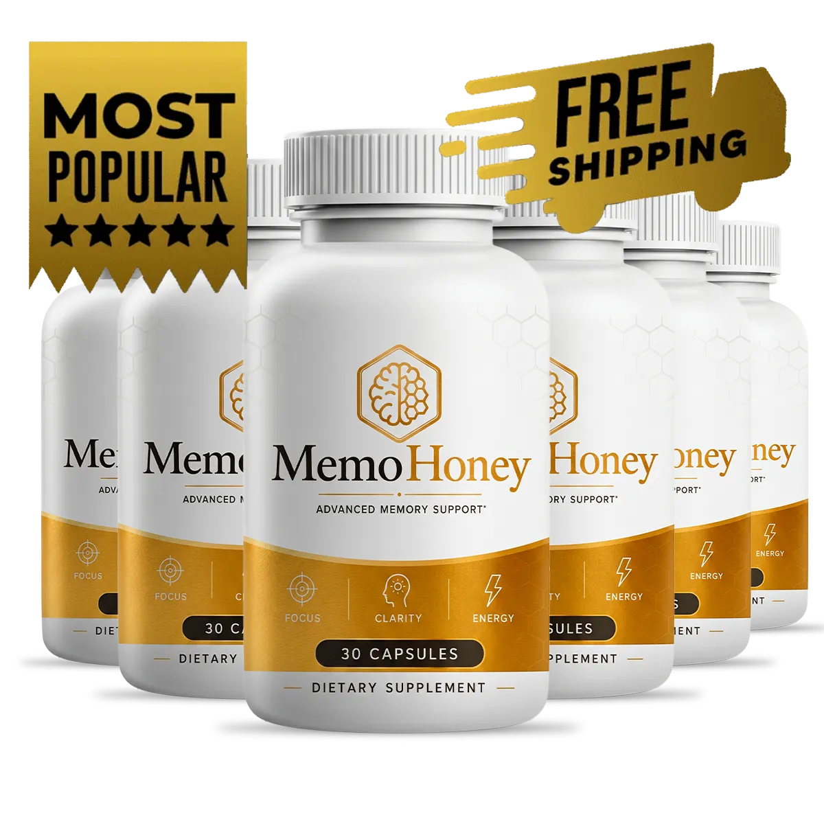 6 Bottles MemoHoney
