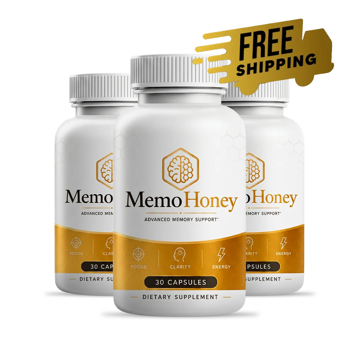 3 Bottles MemoHoney