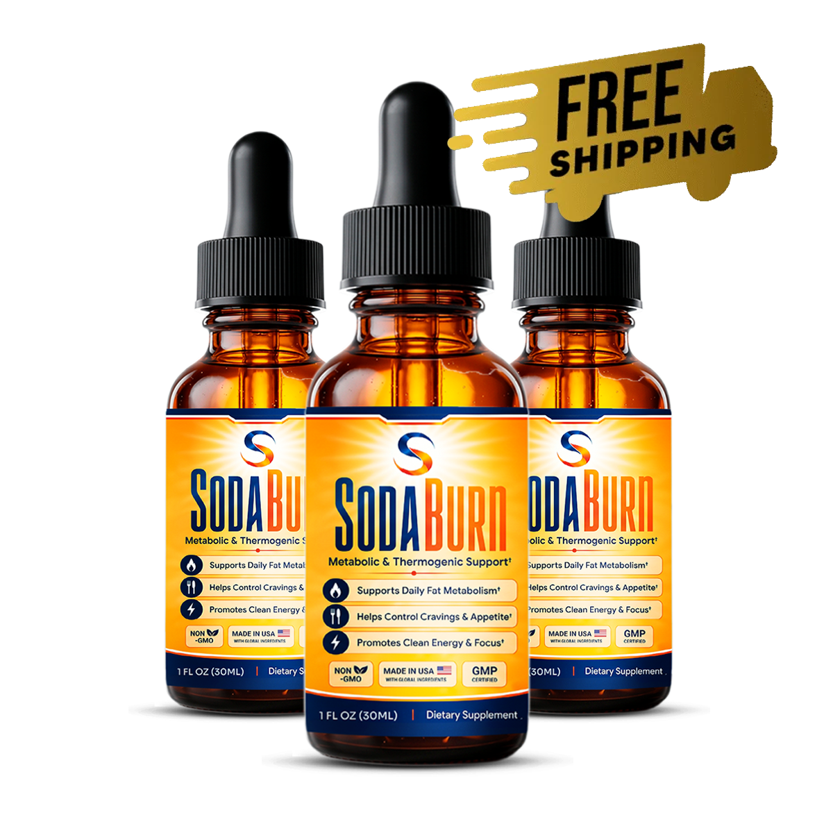 3 Bottles SodaBurn