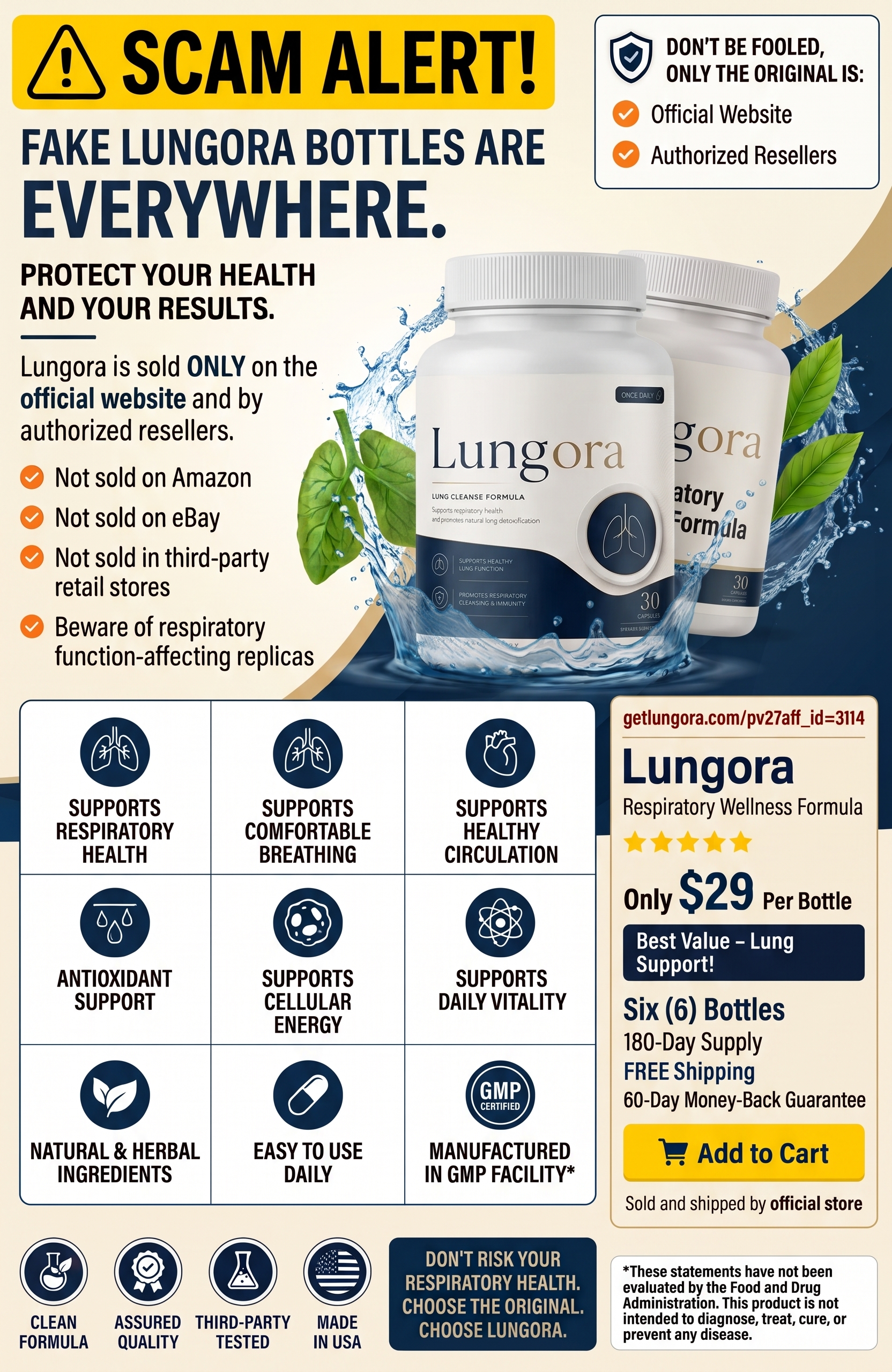 Lungora scam alert warning