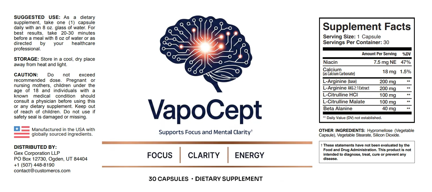 VapoCept label