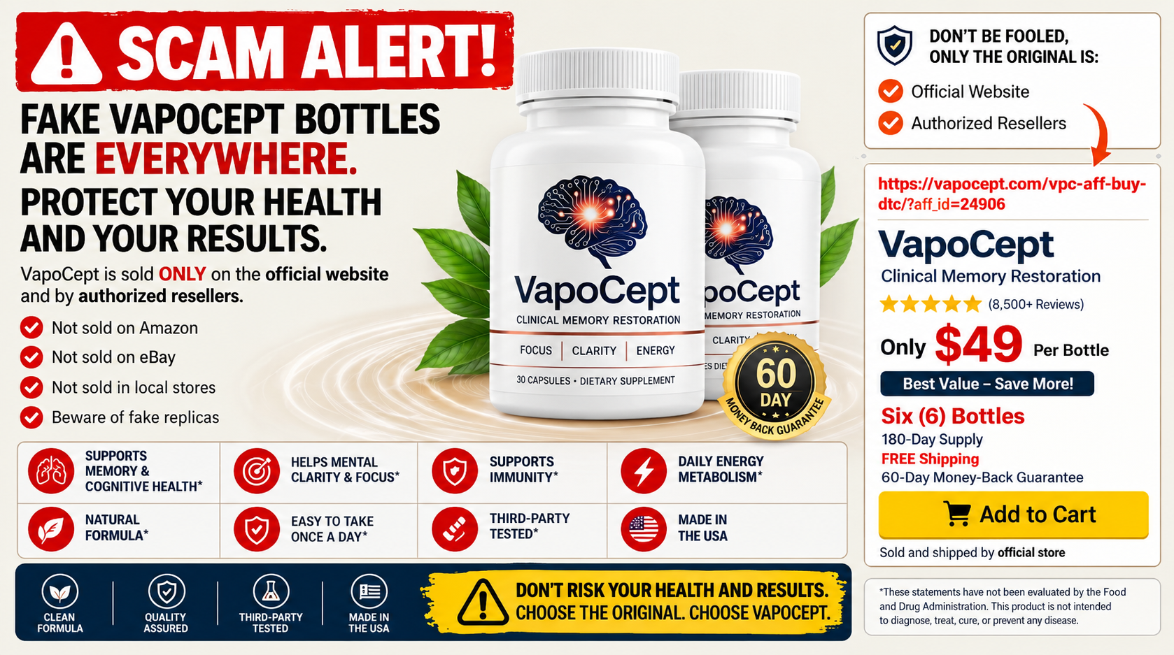 VapoCept scam alert warning