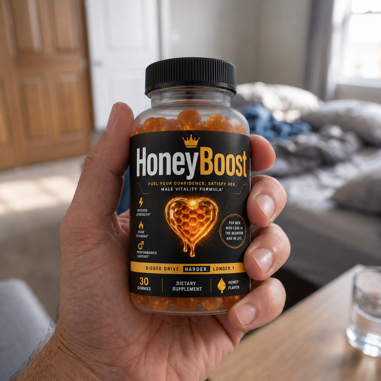 HoneyBoost in hand